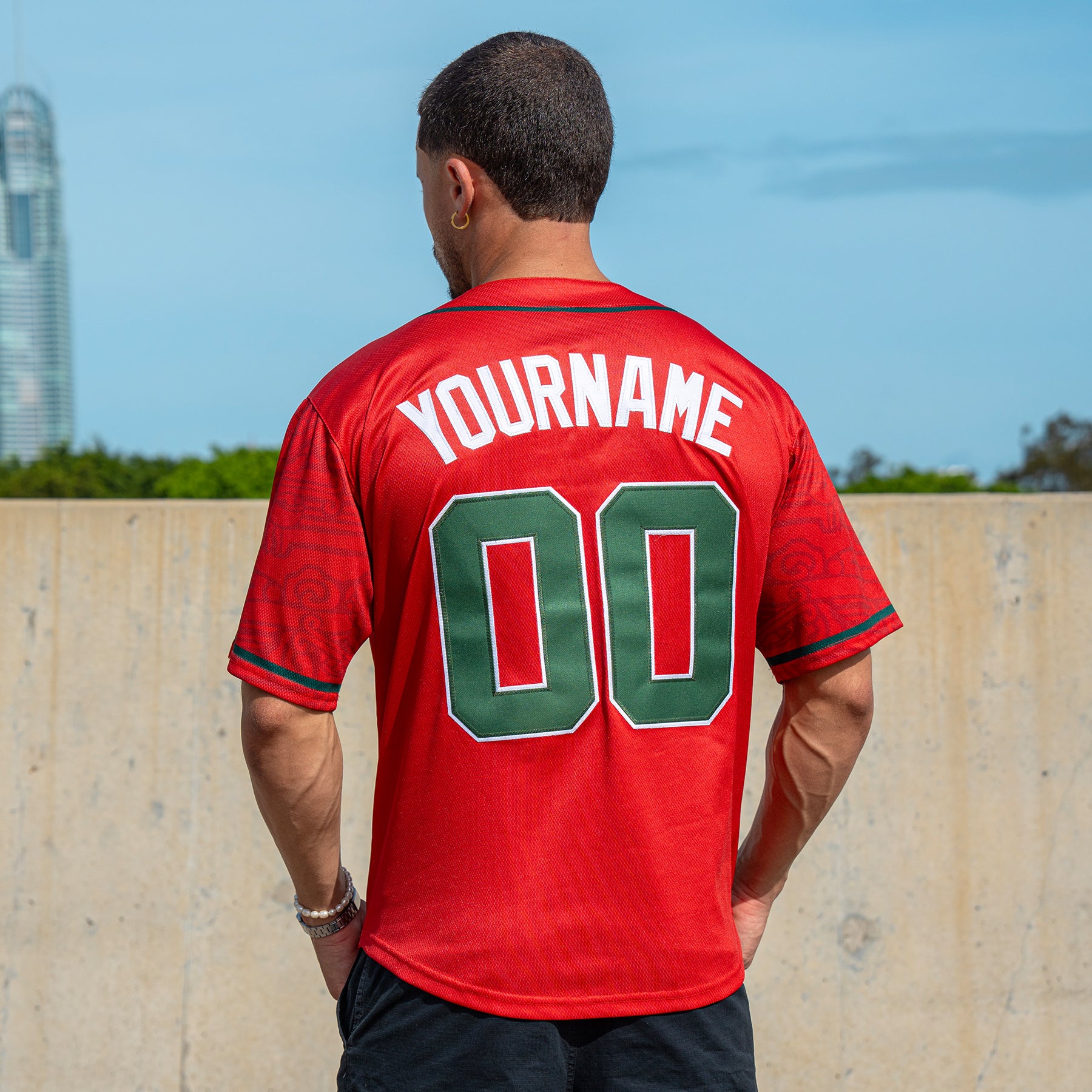 Mexico Heritage Custom Baseball Jersey - Image 40
