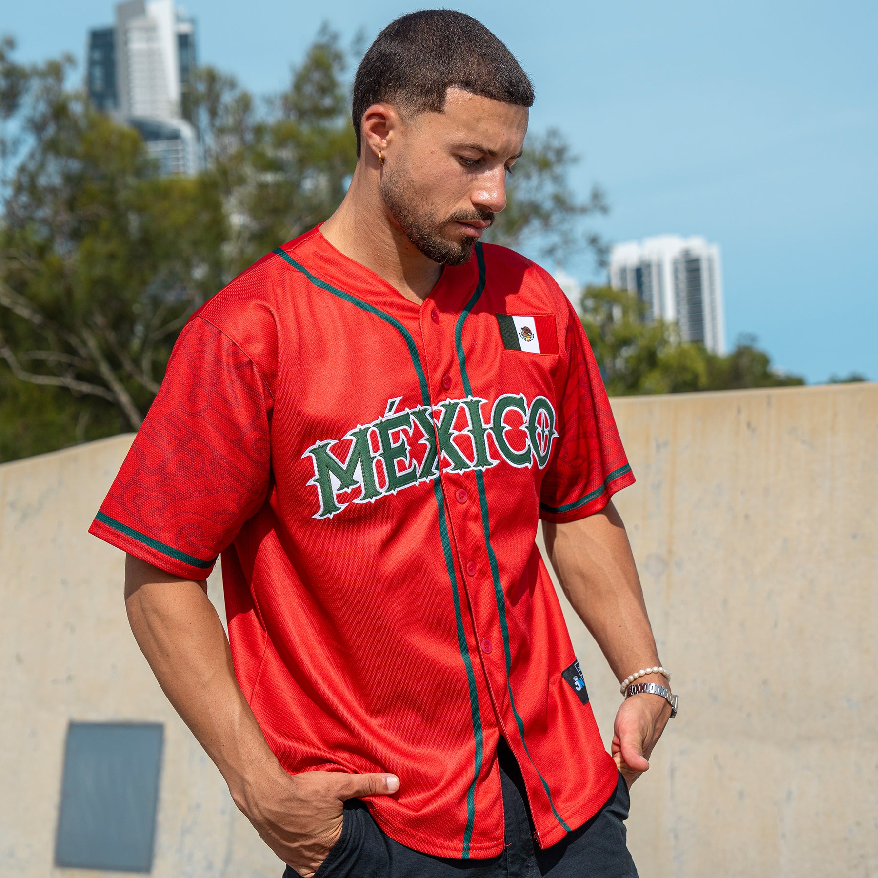 Mexico Heritage Custom Baseball Jersey - Image 41