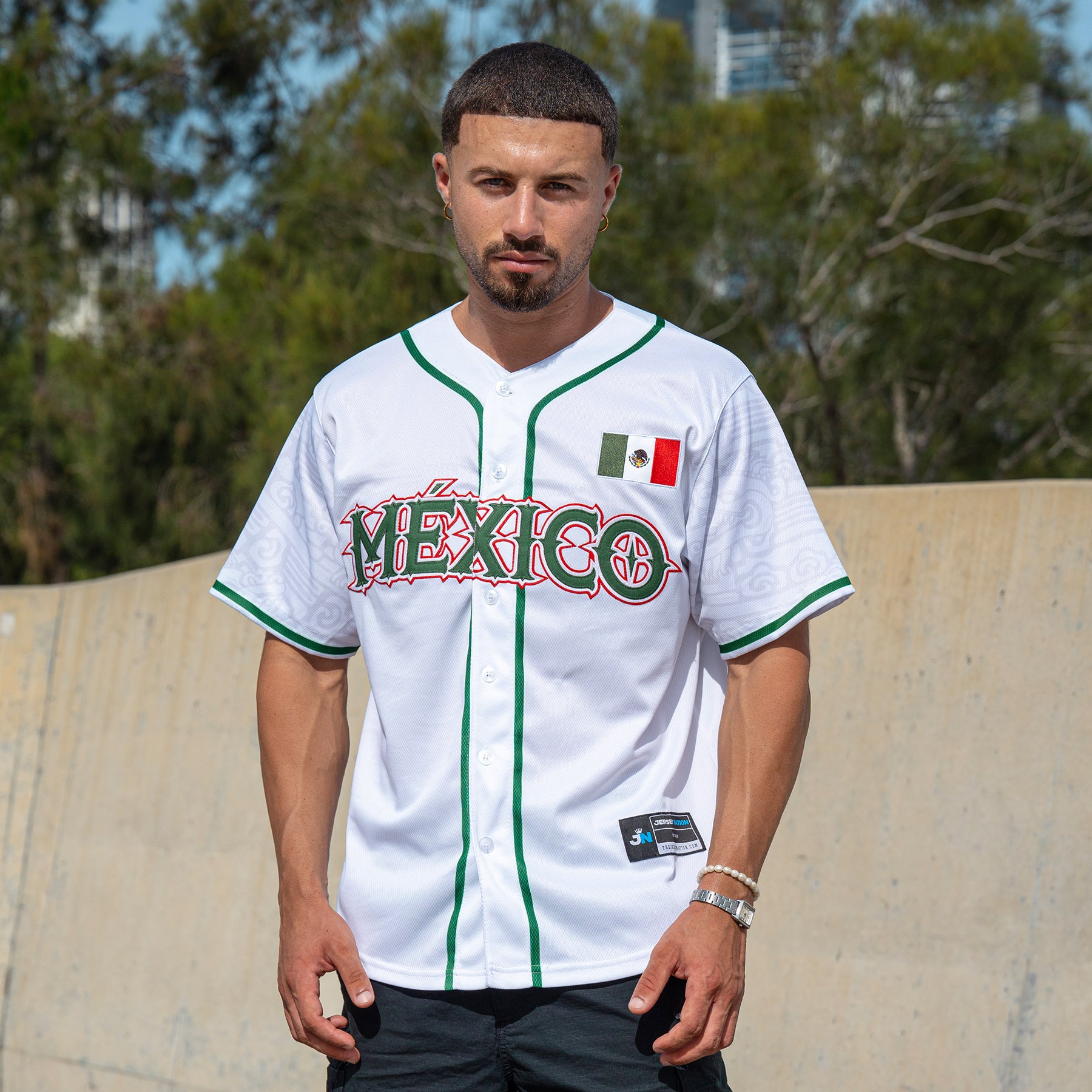 Mexico Heritage Custom Baseball Jersey - Image 19