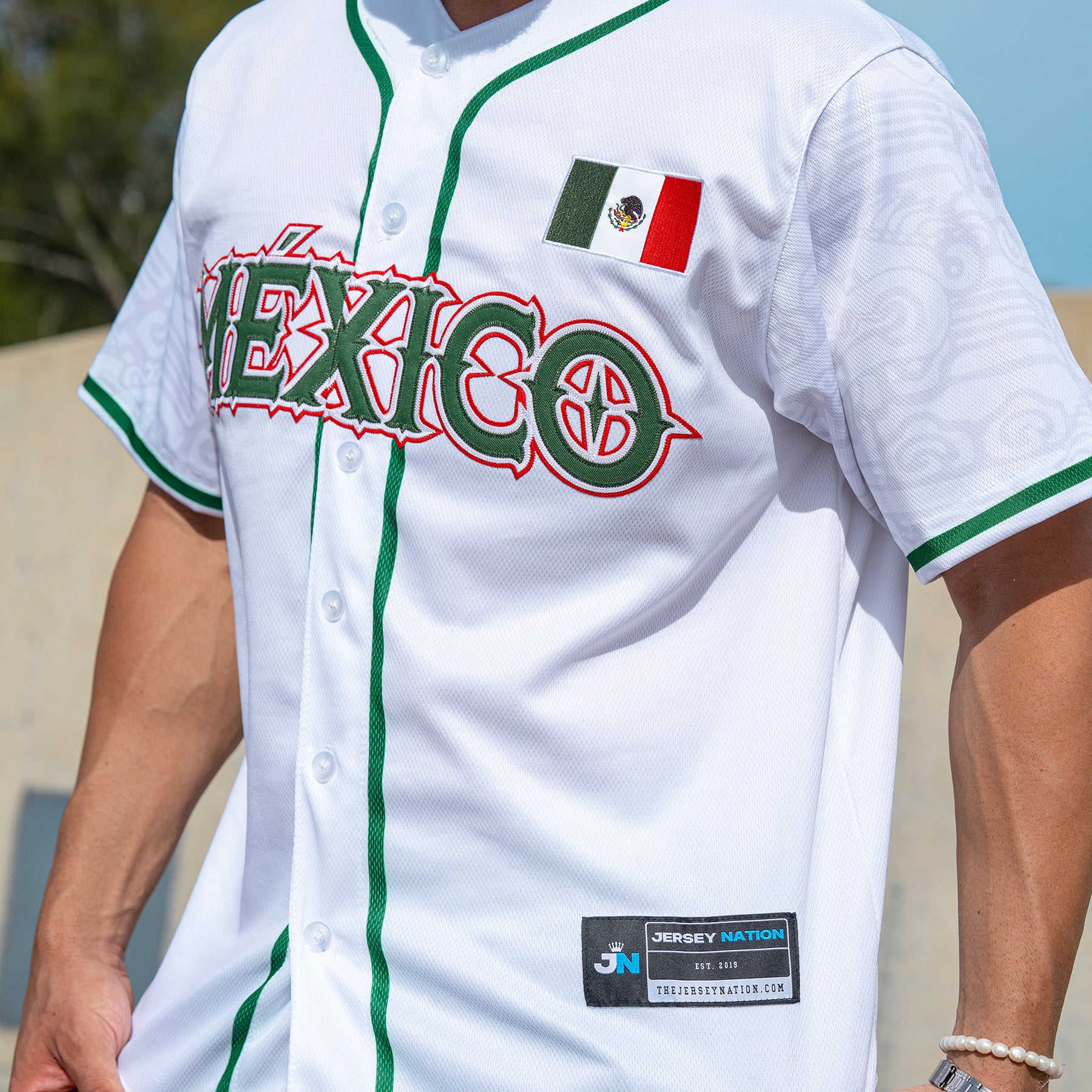 Mexico Heritage Custom Baseball Jersey - Image 21