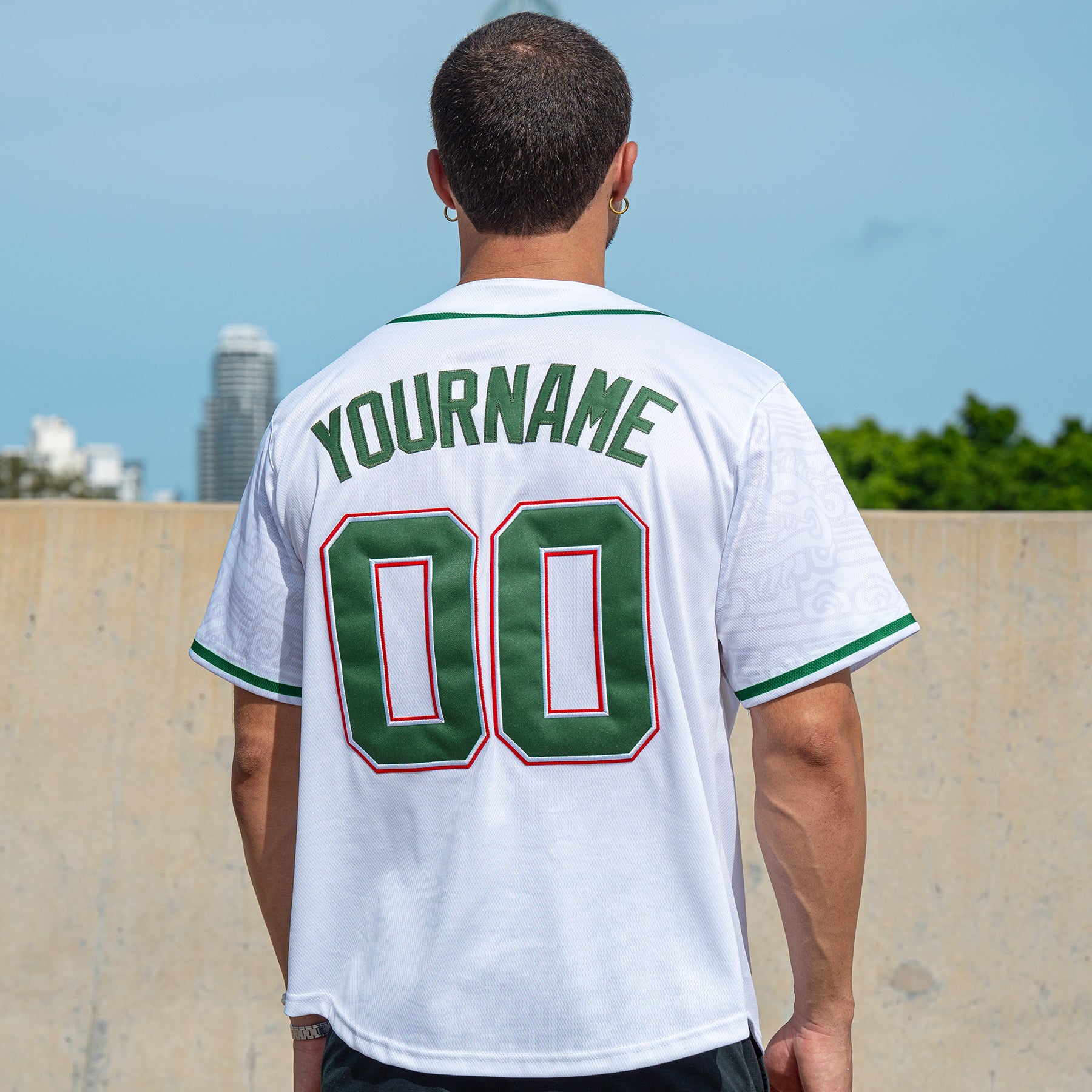 Mexico Heritage Custom Baseball Jersey - Image 22