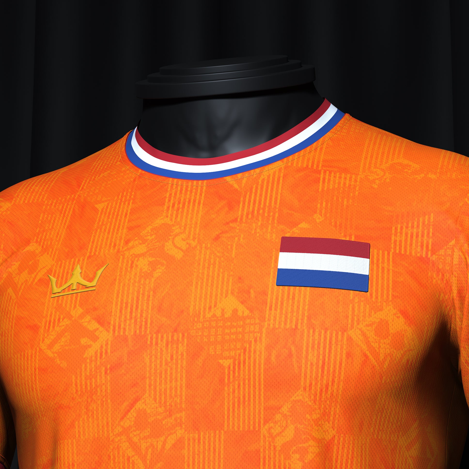 Netherlands Heritage Custom Football Jersey - Image 11