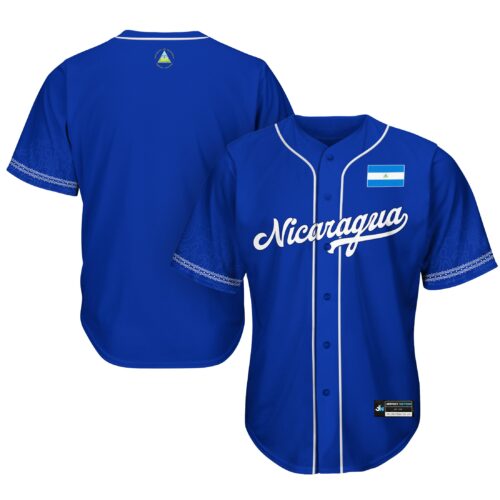 Nicaragua Heritage Custom Baseball Jersey