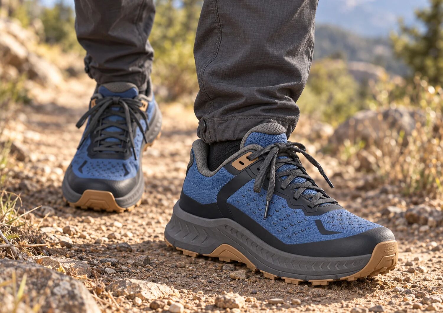 Expedition Trail Low Hands-Free Waterproof - Gray/Blue - Image 13
