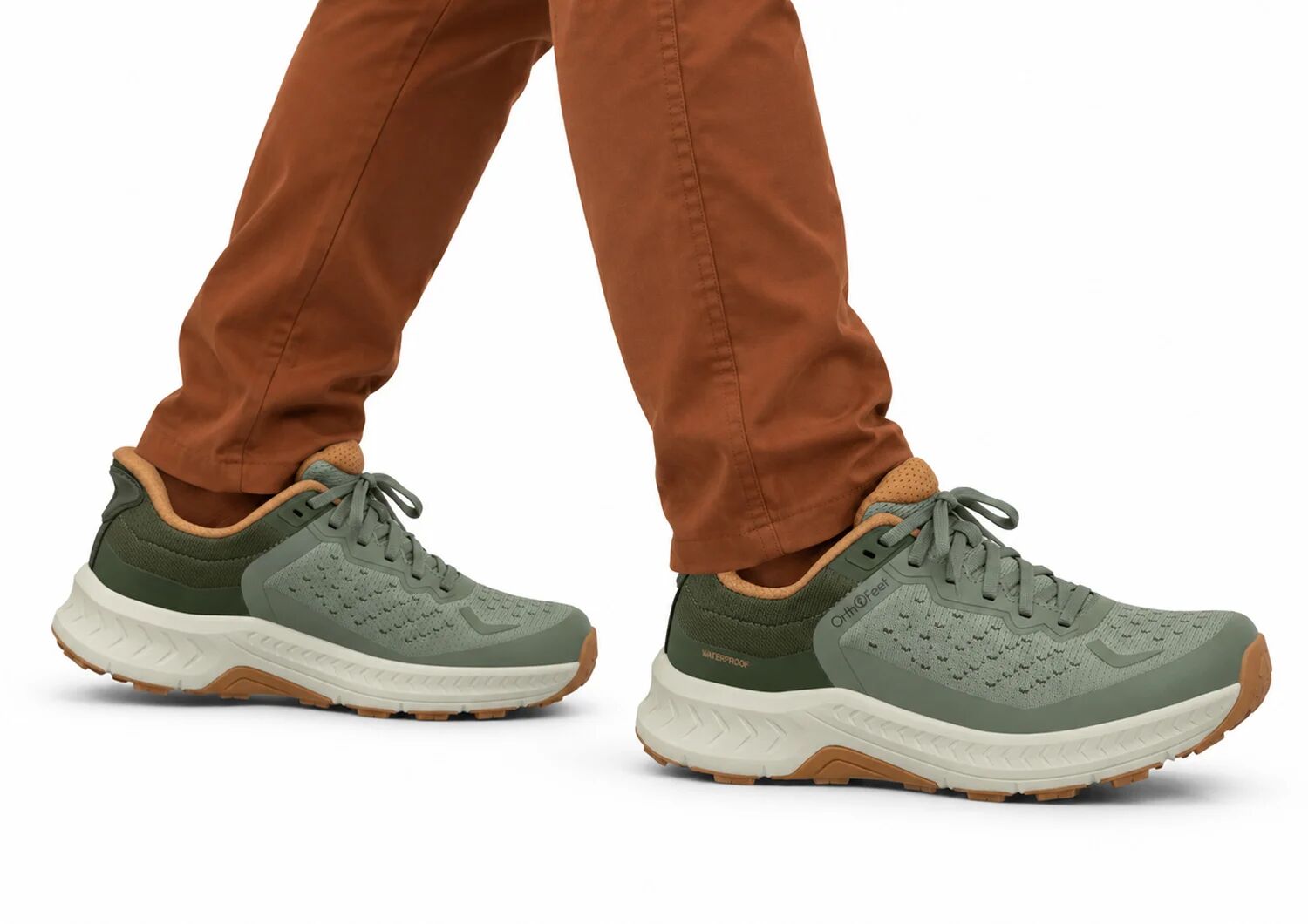Expedition Trail Low Hands-Free Waterproof - Green/Terracotta - Image 2