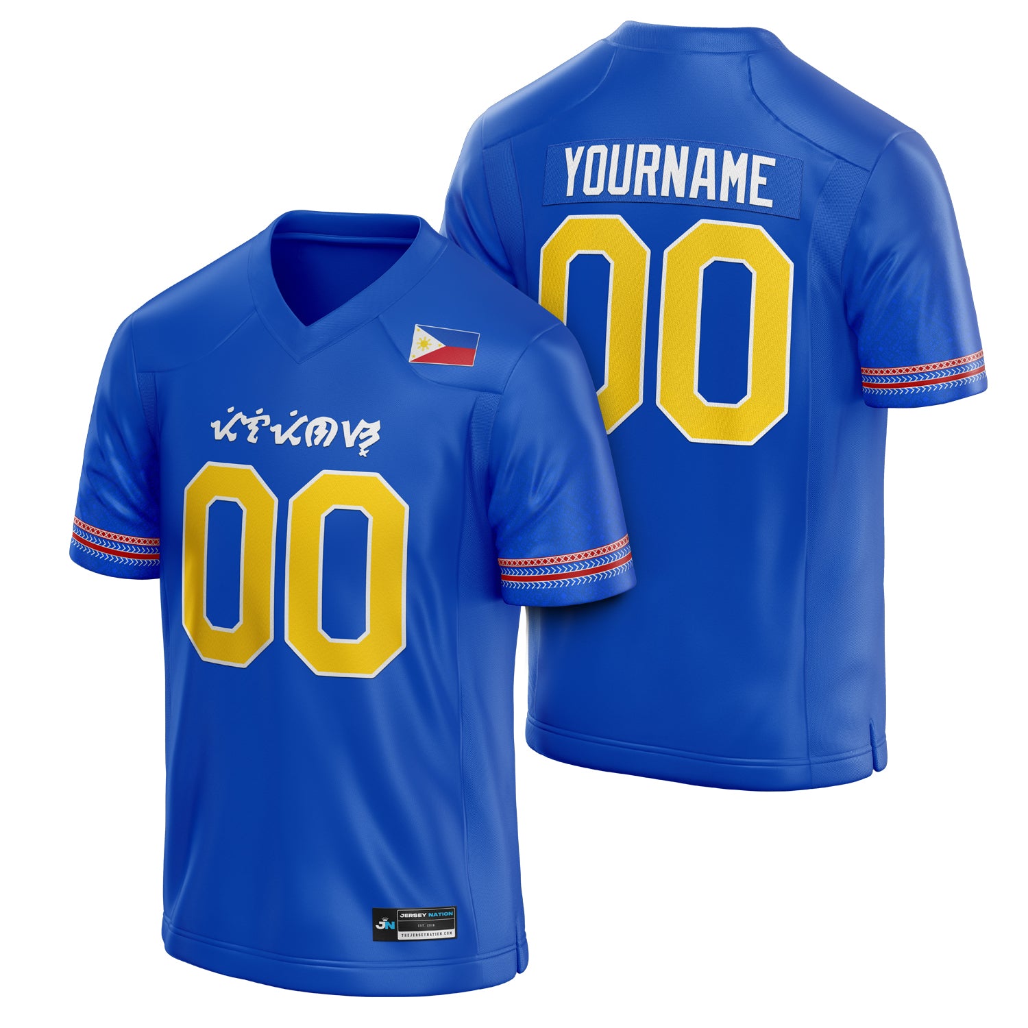 Philippines Heritage Custom Football Jersey