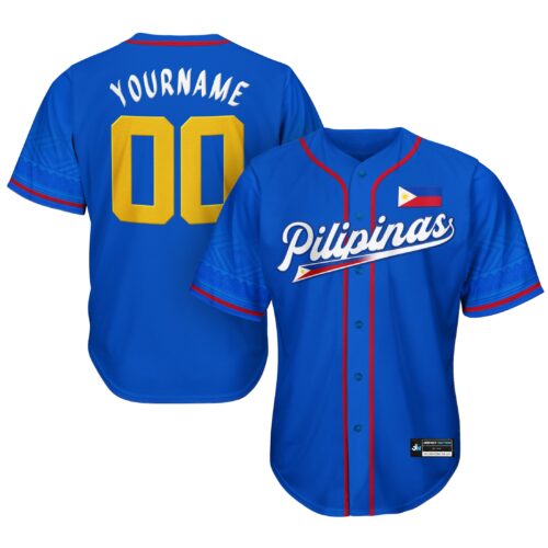 Philippines Heritage Custom Baseball Jersey