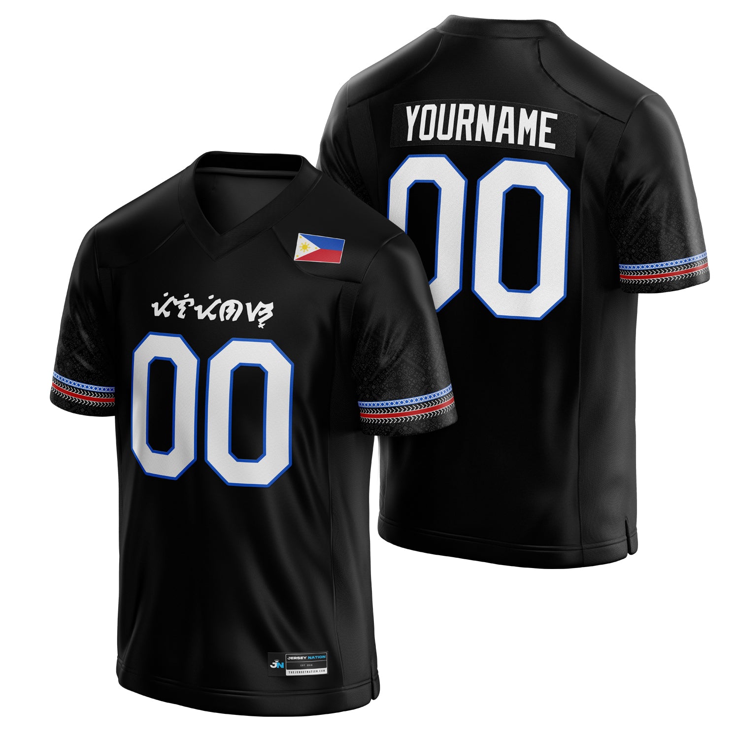 Philippines Heritage Custom Football Jersey - Image 13