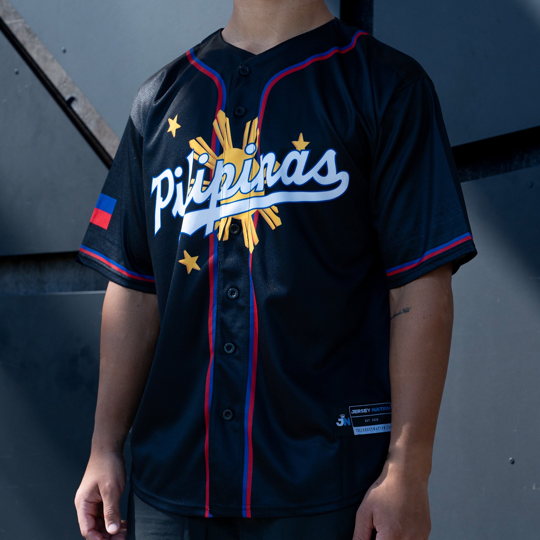 Philippines 'Three Stars & a Sun' Baseball Jersey - Image 19