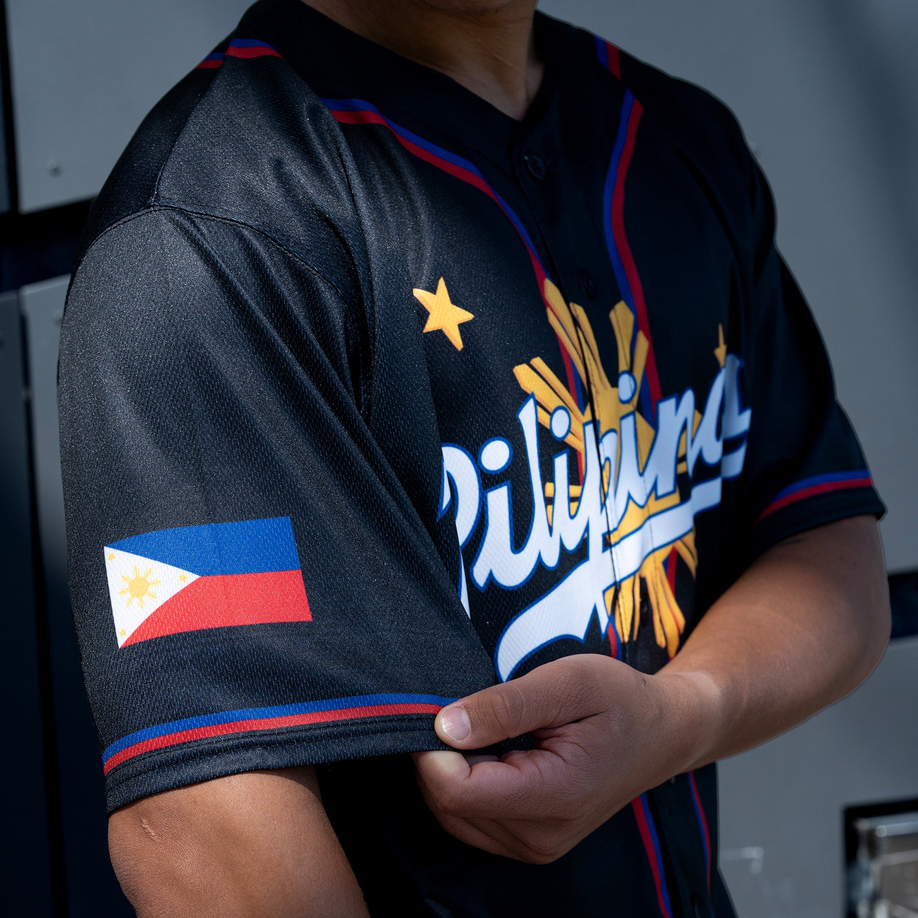 Philippines 'Three Stars & a Sun' Baseball Jersey - Image 17