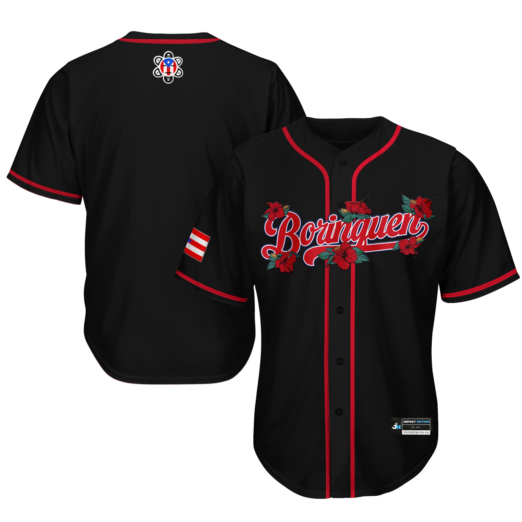 Puerto Rico 'Flor de Maga' Baseball Jersey