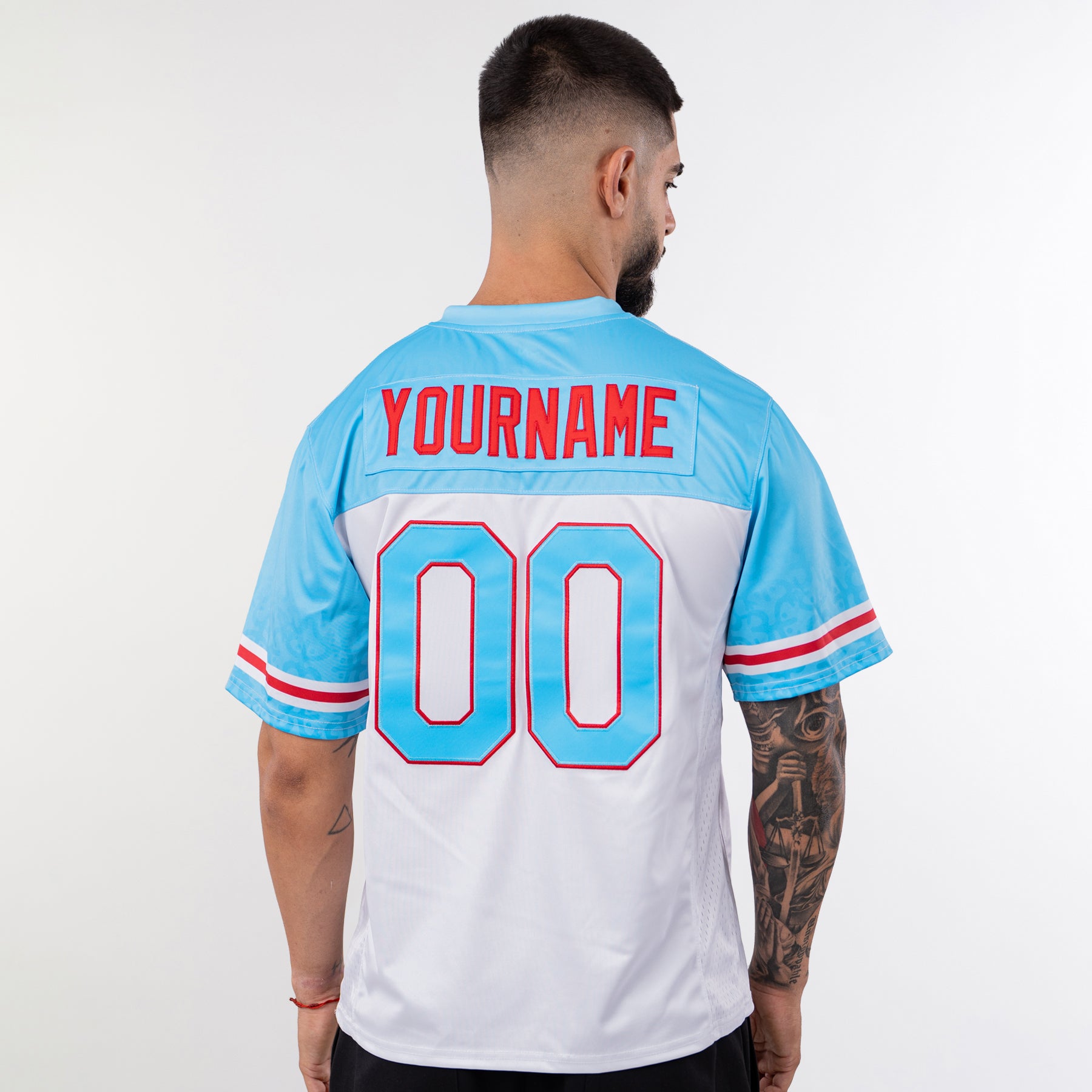 Puerto Rico Heritage Custom Football Jersey - Image 13