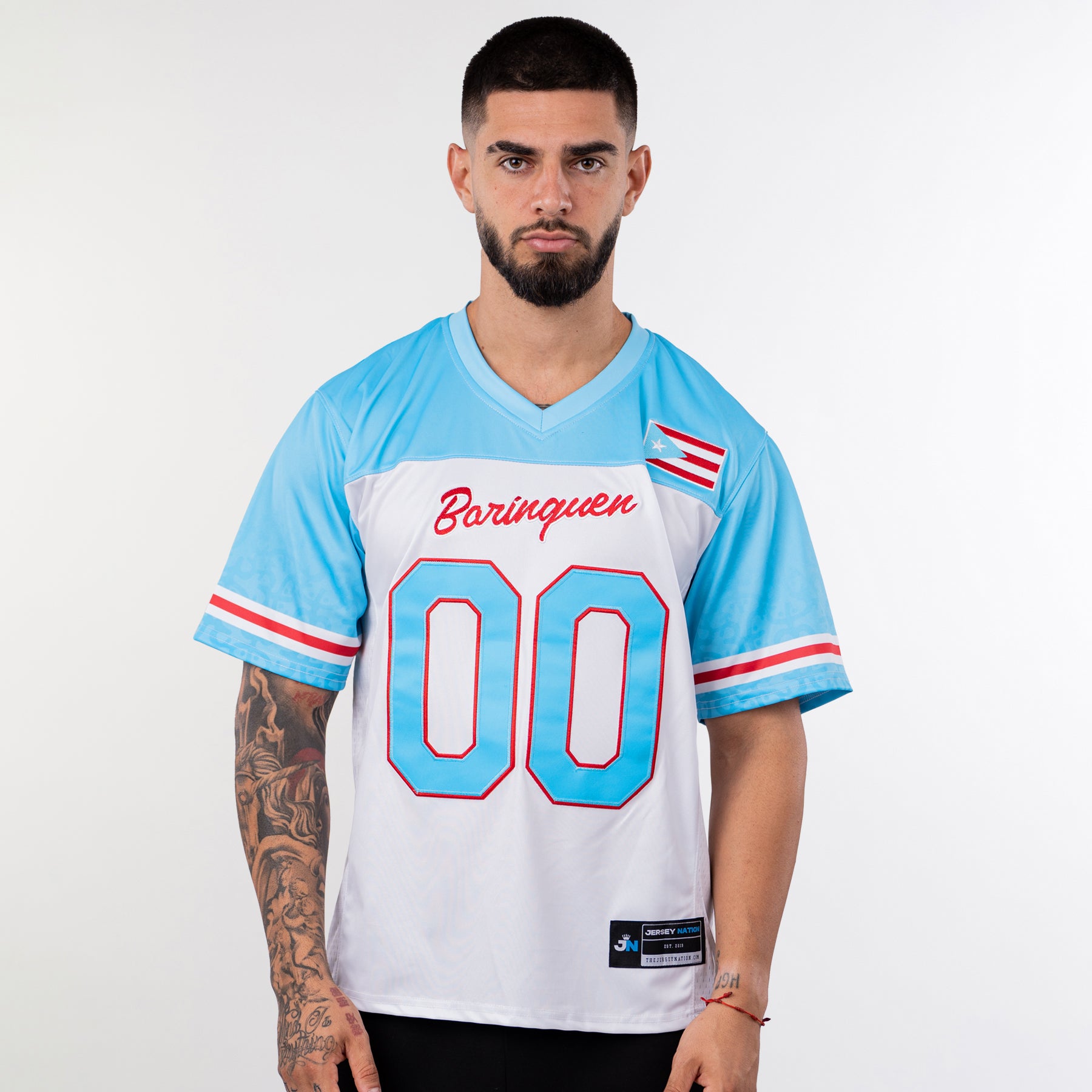 Puerto Rico Heritage Custom Football Jersey - Image 11