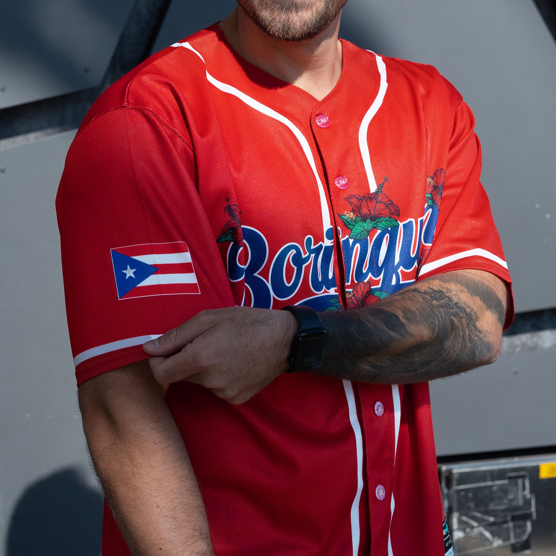 Puerto Rico 'Flor de Maga' Baseball Jersey - Image 26