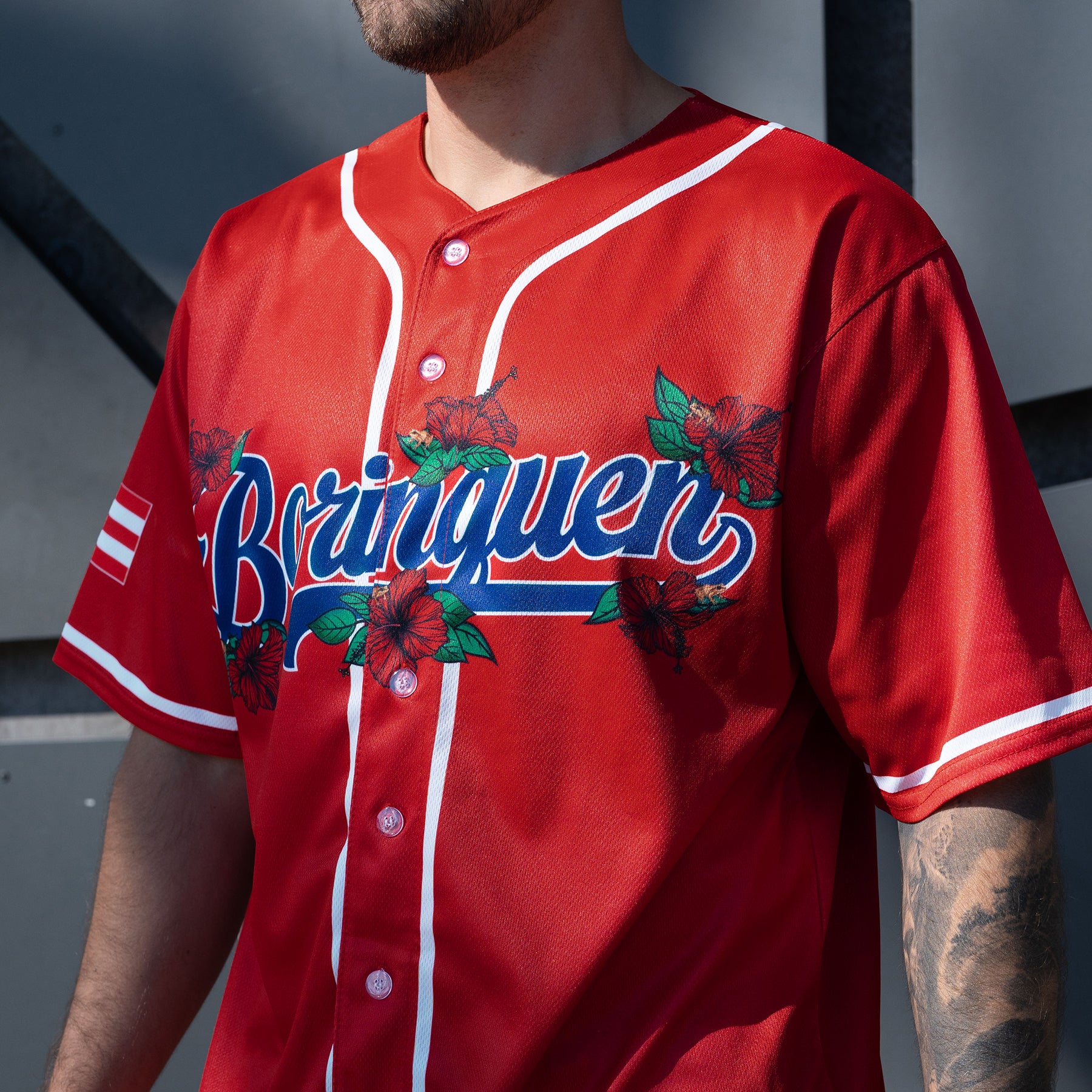 Puerto Rico 'Flor de Maga' Baseball Jersey - Image 27