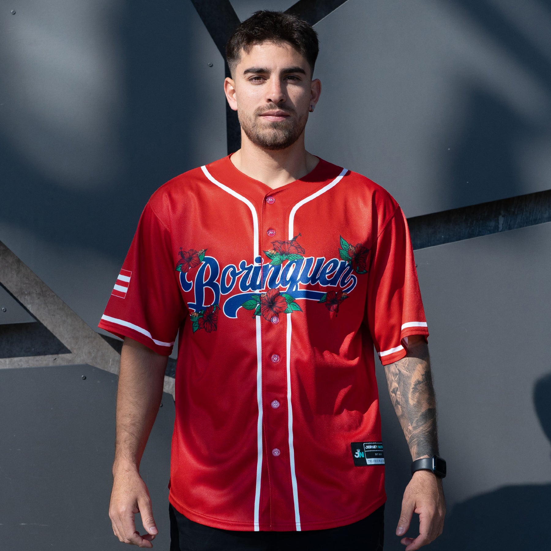 Puerto Rico 'Flor de Maga' Baseball Jersey - Image 23