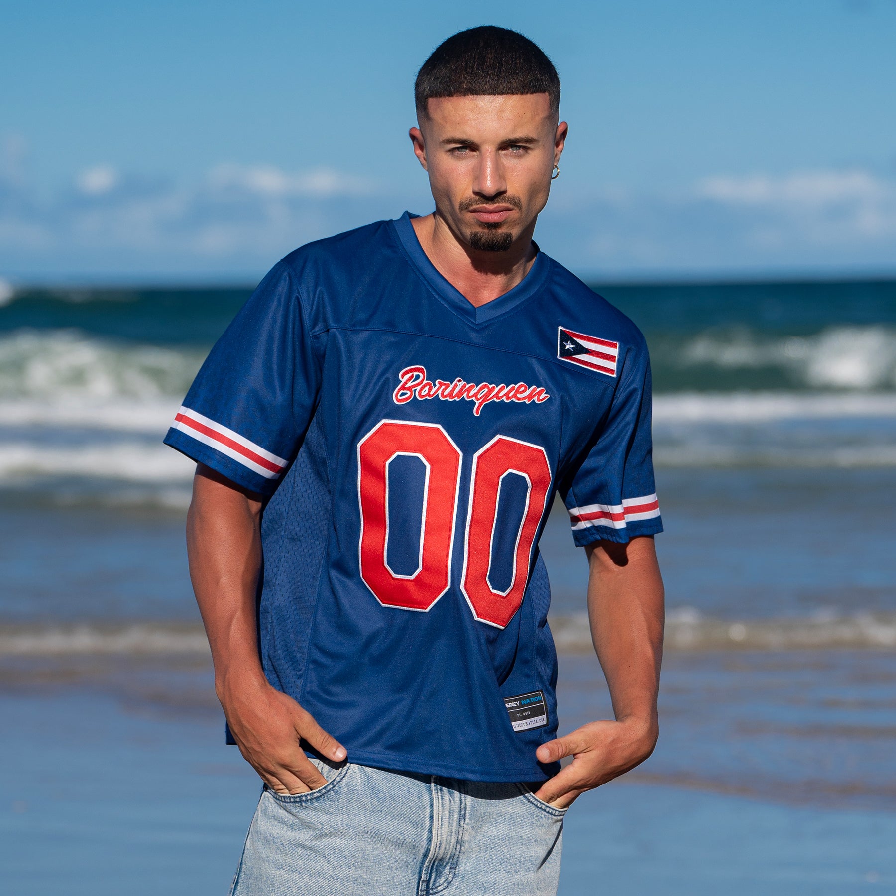 Puerto Rico Heritage Custom Football Jersey - Image 25