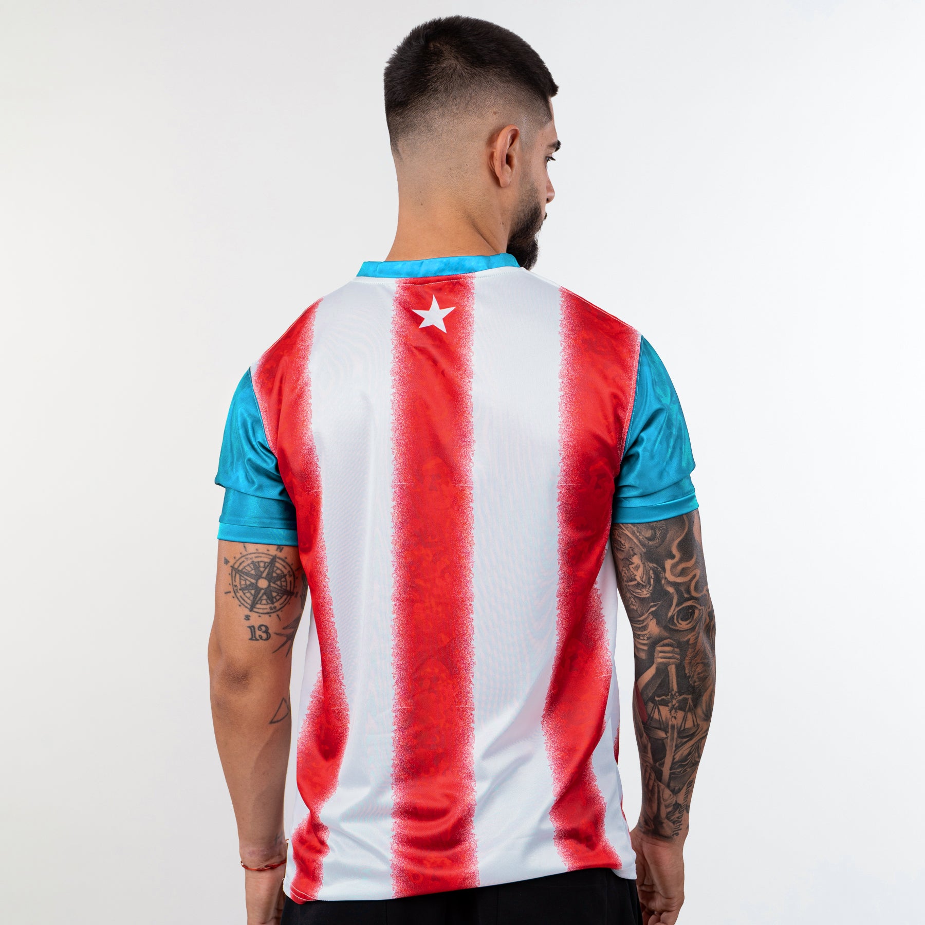Puerto Rico Heritage Custom Football Jersey - Image 15